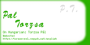 pal torzsa business card