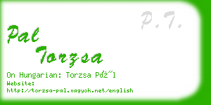 pal torzsa business card